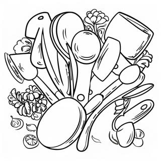 Pagina Para Colorir De Utensilios De Cozinha Coloridos 79589-21731