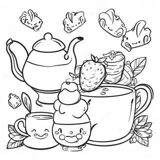 Pagina Para Colorir Da Festa Do Cha Fantastica 79795 21880