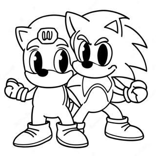 Pagina Para Colorir Do Sonic E Mario 79820-21894