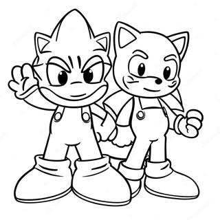 Pagina Para Colorir Do Sonic E Mario 79820-21895