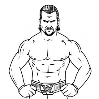 Pagina Para Colorir Da Wwe 80053-22075