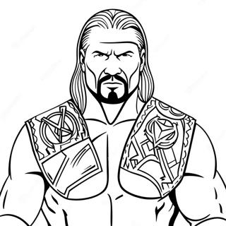 Pagina Para Colorir Da Wwe 80053-22076