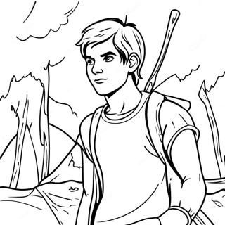 Pagina Para Colorir Percy Jackson No Acampamento Meio Sangue 80183-22183