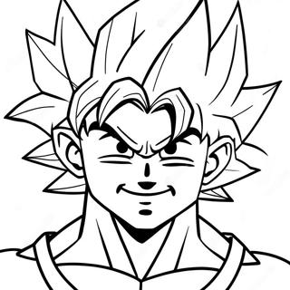 Goku Páginas Para Colorir