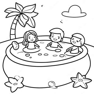 Criancas Brincando Na Piscina Para Colorir 80517 22444