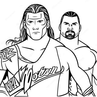 Pagina Para Colorir Do Desafio De 3 Marcadores Wwe 80667-22555