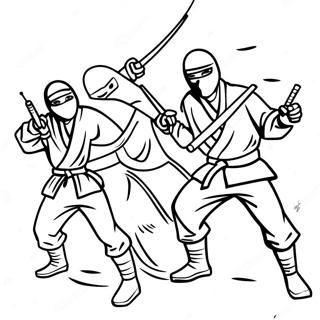 Pagina Para Colorir Da Aventura Colorida Dos Ninjas Espioes 80720-22597