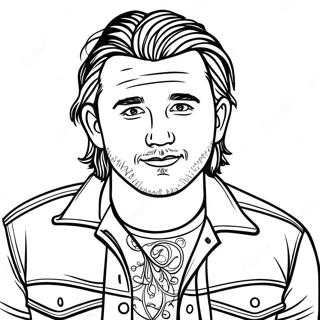 Morgan Wallen Páginas Para Colorir