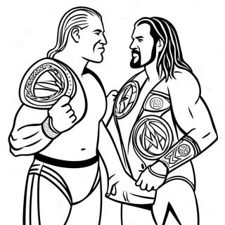 Desenho Para Colorir Da Luta Pelo Campeonato Da Wwe 81132-22917