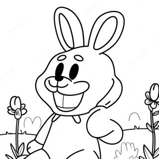 Spring Bonnie Páginas Para Colorir