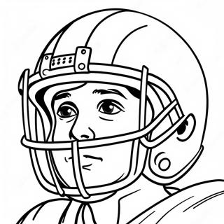 Pagina Para Colorir Joe Burrow Com Capacete 81469-23185