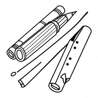 Pagina Para Colorir De Lapis E Borracha Divertidos 81570-23261