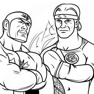 Pagina Para Colorir Dos Superstars Da Wwe Em Acao 81595-23278