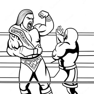 Pagina Para Colorir Da Epica Luta Pelo Campeonato Da Wwe 81596-23283