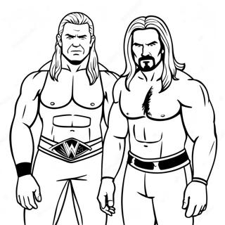 Pagina Para Colorir Do Confronto Das Lendas Da Wwe 81597-23288