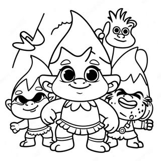 Pagina Para Colorir Da Turne Mundial Dos Trolls 81775-23415