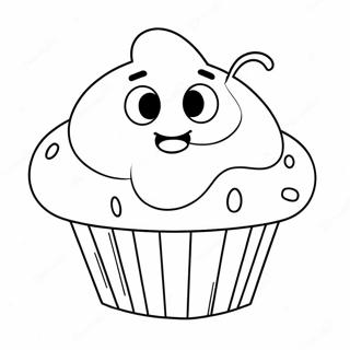 Pagina Para Colorir Do Muffin Fofo Bluey 81804-23451