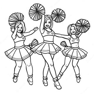 Pagina Para Colorir Das Cheerleaders Dos Steelers 81880 23502