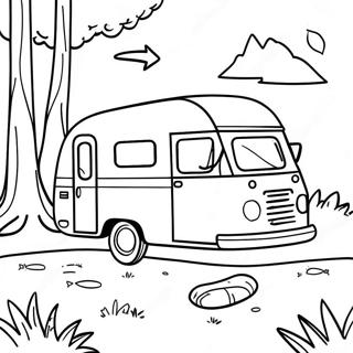 Pagina Para Colorir De Trailer Colorido Na Natureza 82009-23604