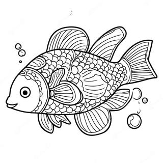 Pagina Para Colorir De Peixes Coloridos Do Lago 82111-23683