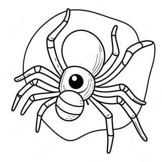 Aranha De Halloween Na Pagina Para Colorir 82161-23714