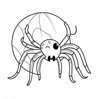 Aranha De Halloween Na Pagina Para Colorir 82161-23741