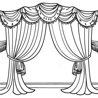 Pagina Para Colorir Cortinas De Veludo Luxuosas 82342-23889