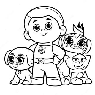 Pagina Para Colorir Do Super Why E Amigos 82367 23907