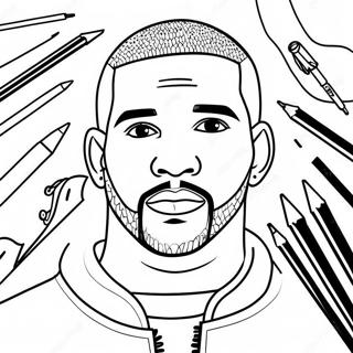 Drake Páginas Para Colorir