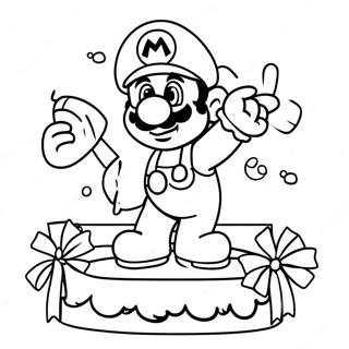 Natal Do Mario Páginas Para Colorir