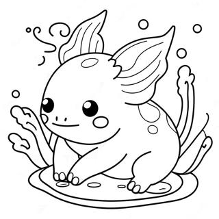 Pagina Para Colorir Do Axolote Squishmallow Brincalhao 82910 24336