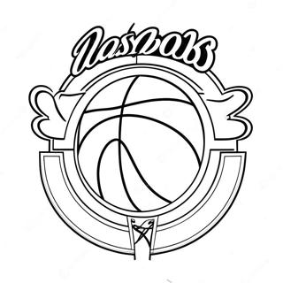 Pagina Para Colorir Do Logotipo Da Nba 83036-24424