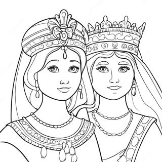 Pagina Para Colorir Da Corajosa Rainha Ester 83138-24507