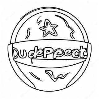 Pagina Para Colorir Do Logo Do Dude Perfect 83163-24523