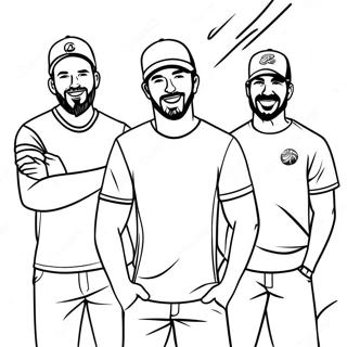 Pagina Para Colorir Da Equipe Dude Perfect Em Acao 83164-24527