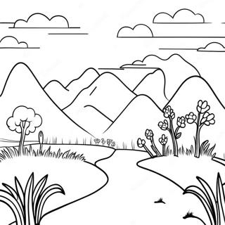 Pagina Para Colorir Da Paisagem Melancolica 83368-24686