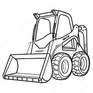 Pagina Para Colorir De Veiculo De Construcao Skid Steer 83547-24826