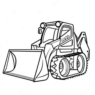 Pagina Para Colorir De Veiculo De Construcao Skid Steer 83547-24828