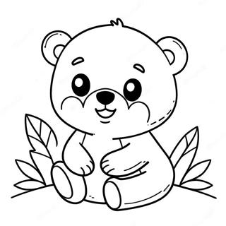 Pagina Para Colorir De Urso Bebe Fofo 83573-24849