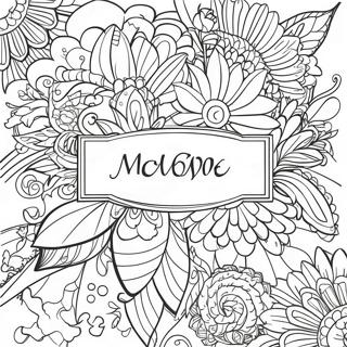 Pagina Para Colorir Com Nome Personalizado Elegante 83599-24869