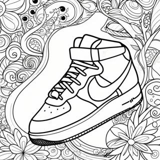 Pagina Para Colorir Do Design Do Tenis Air Force 1 83727-24969