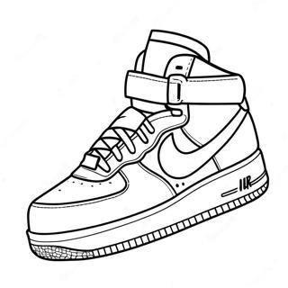 Pagina Para Colorir Do Design Do Tenis Air Force 1 83727-24970