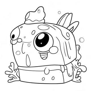 Pagina Para Colorir Do Gary Do Spongebob Fofo 83753-24989