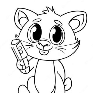 Desenho Para Colorir Do Talking Tom 83829-25048