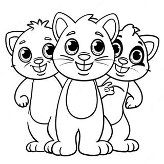 Desenho Para Colorir Do Talking Tom Com Amigos 83830-25050