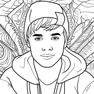 Justin Bieber Páginas Para Colorir