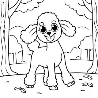 Pagina Para Colorir De Poodle Brincando No Parque 84395 25503