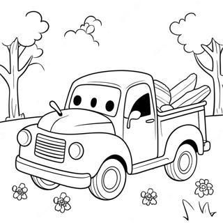 Pagina Para Colorir De Caminhao Azul Pequeno E Amigos 84446-25538