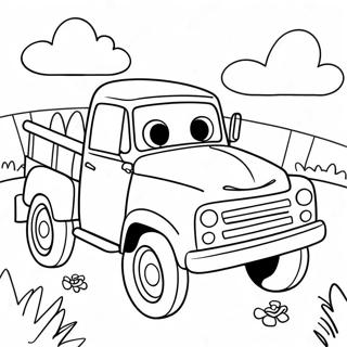 Pagina Para Colorir De Caminhao Azul Pequeno E Amigos 84446-25540