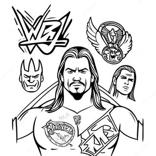Pagina Para Colorir De Wwe 84495-25566